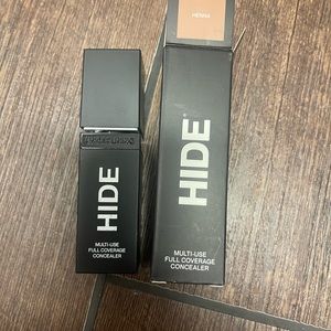 Hide full coverage concealer in Henna. Used once(was too dark for me)